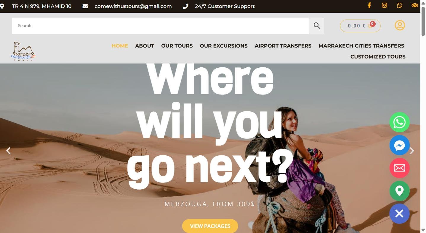 Comewithustours — Tourisme