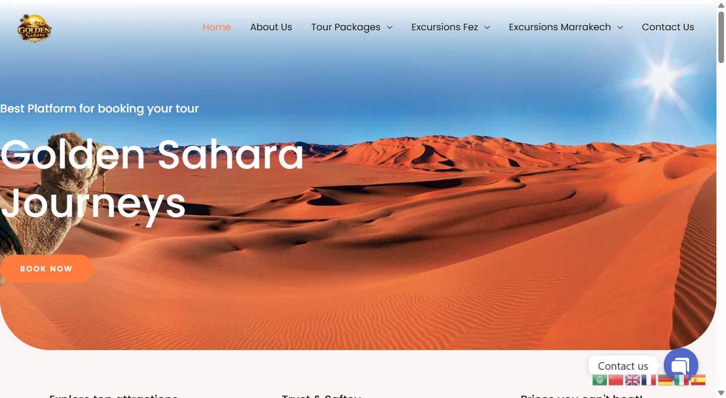 Goldensaharajourneys — Tourisme