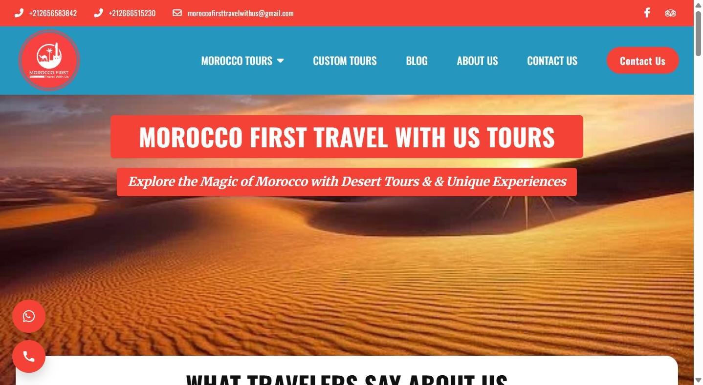 Moroccofirsttravelwithustours — Tourisme