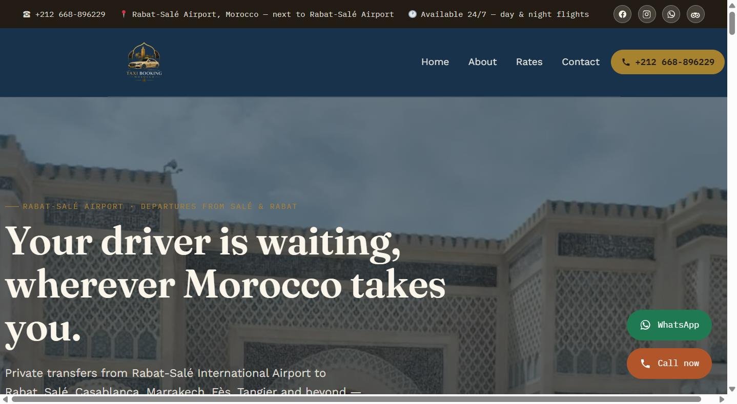 Taxibookingmorocco — Transport