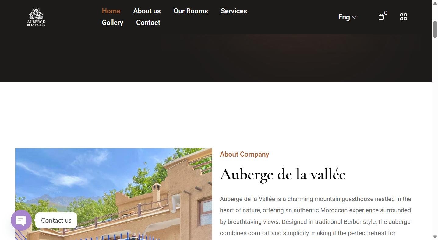 Auberge De La Vallée — Tourisme
